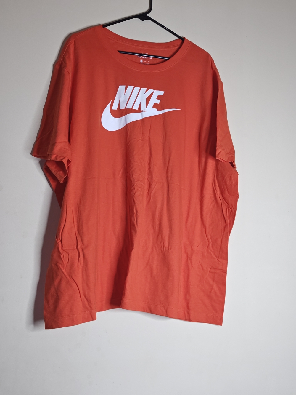 Nike Men's Orange Logo T-Shirt